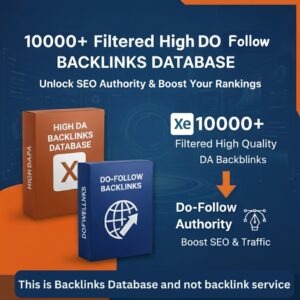 10000 filtered high dapa backlinks database