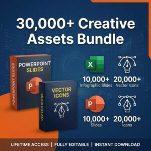 10k infographics and 20k vector icons package