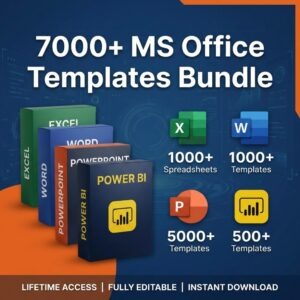 7000 plus ms office templates bundle