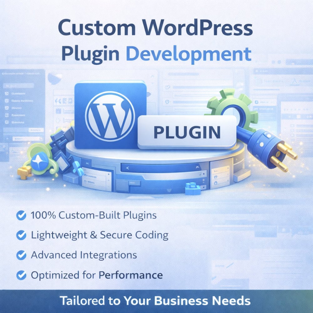 Custom WordPress plugin development for SEO, security, and performance.