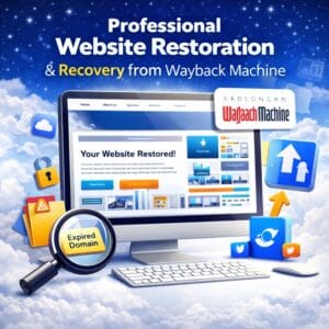 Website Restoration from Wayback Machine
