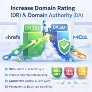 High DA and DR backlinks for SEO success.