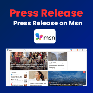 press release on msn
